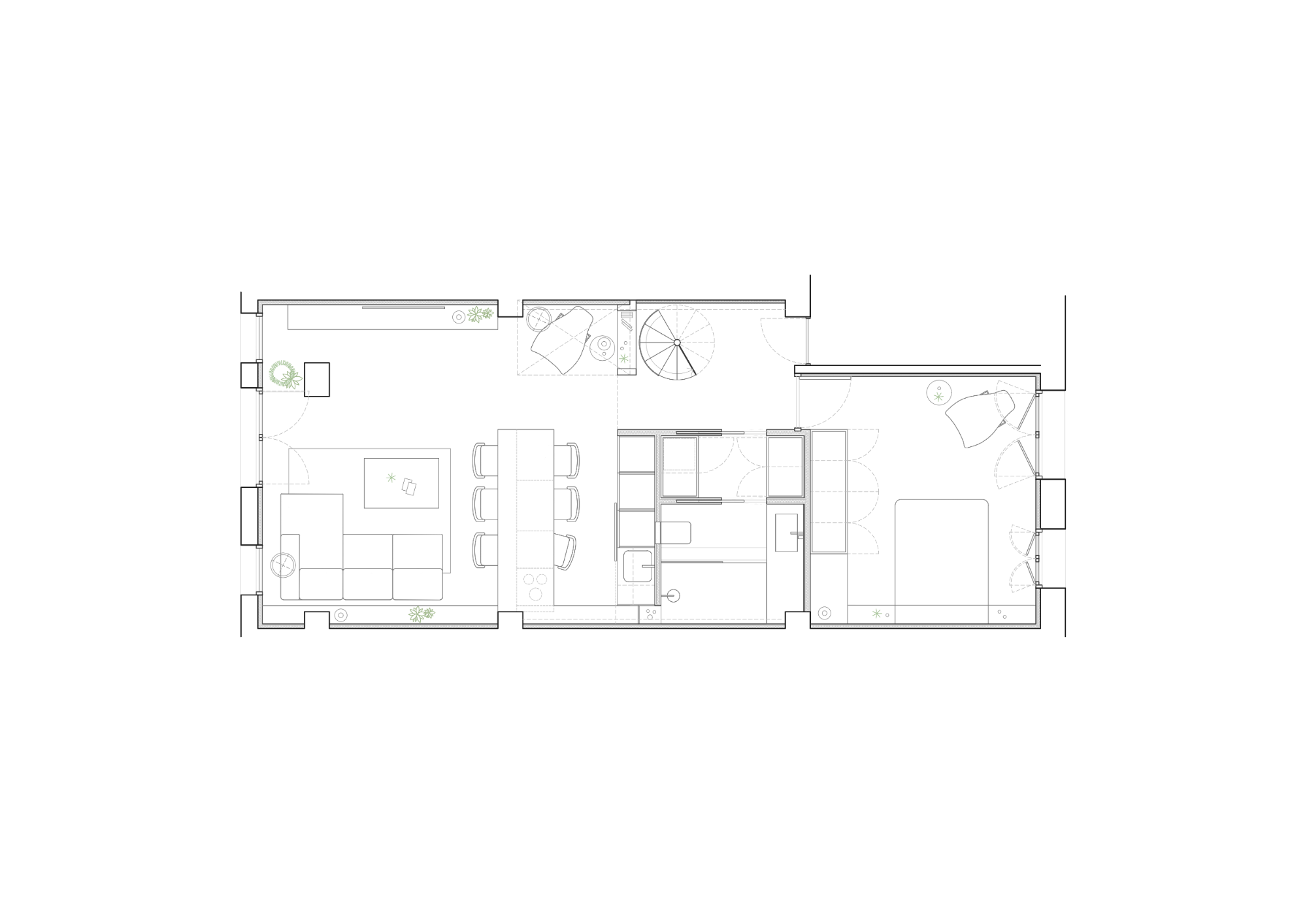 Planta arquitectónica Casa Morvedre