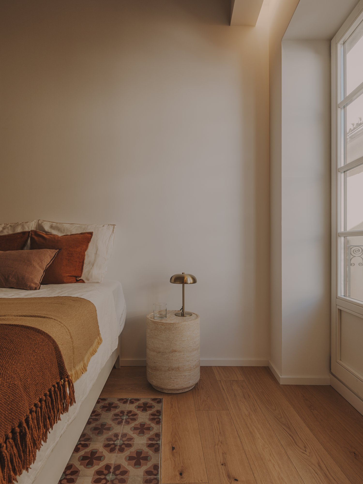 Dormitorio cambio de pavimento
